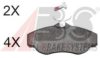 A.B.S. 36941 OE Brake Pad Set, disc brake